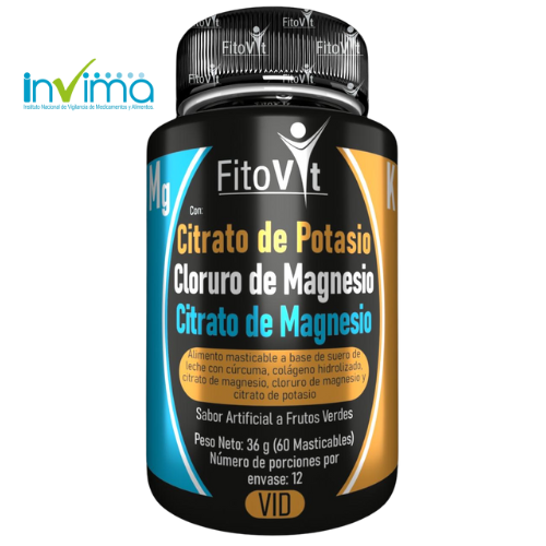 CITRATOS MAGNECIO X 60 UND FITOVIT